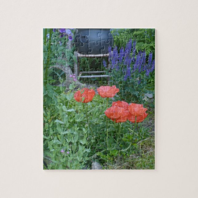 Quebra-cabeça Garden Poppy Puzzle (Vertical)