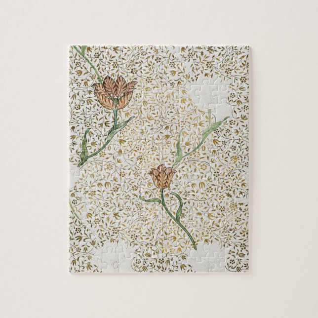 Quebra-cabeça Garden Tulip de William Morris (1885) (Vertical)