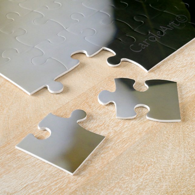 Quebra-cabeça Gardenia 2 branco puro (Lateral)