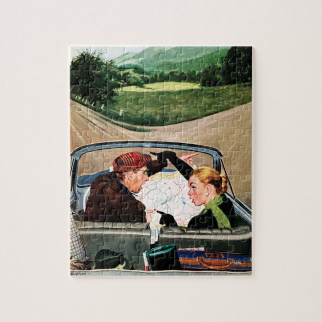 Quebra-cabeça Garfo na estrada (Vertical)