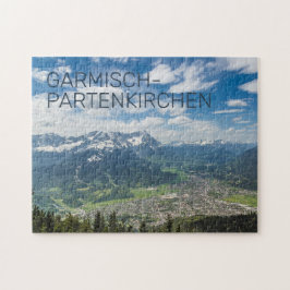 Quebra-cabeça Garmisch-Partenkirchen Bavaria Alps Panorama Gift