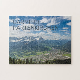 Quebra-cabeça Garmisch-Partenkirchen Bavaria Alps Panorama Gift