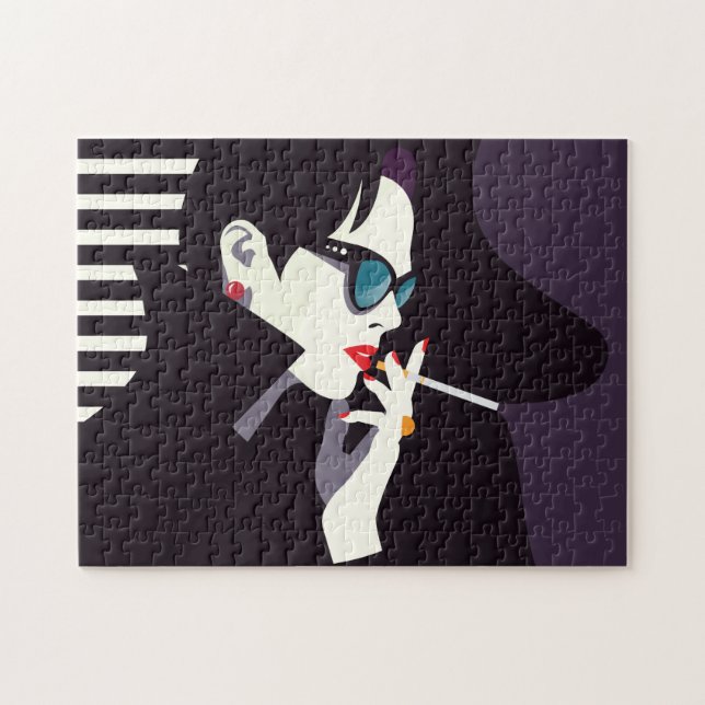 Quebra-cabeça Garota (Horizontal)