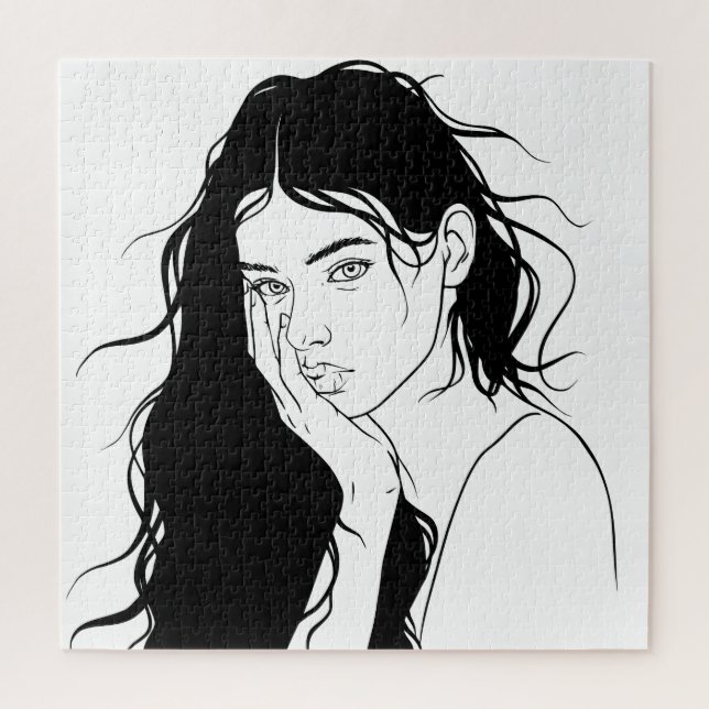 Quebra-cabeça Garota (Vertical)