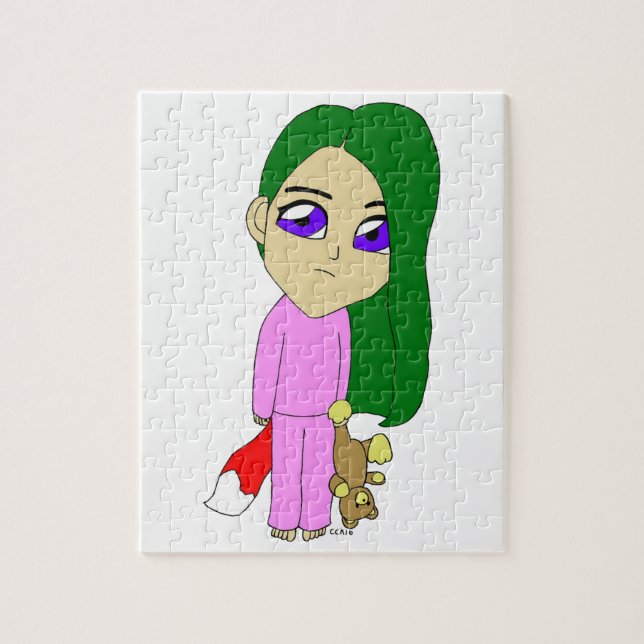 Quebra-cabeça garota chibi foxy (Vertical)