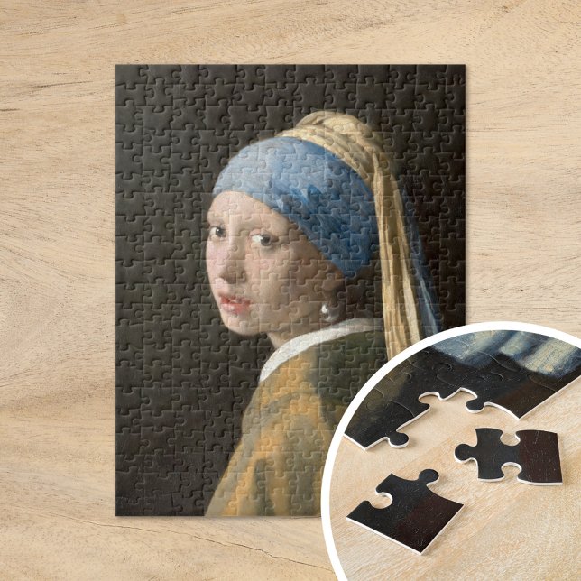 Quebra-cabeça Garota com pérolas | Johannes Vermeer (Criador carregado)