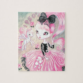 Quebra-cabeça Garota da saia do poodle dos anos 50