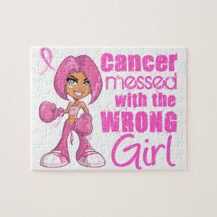 Quebra-cabeça Garota de Combate do Cancer 1