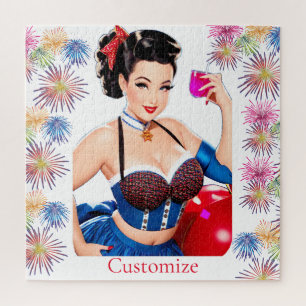 Quebra-cabeça Garota de Festa de Cocktail Thunder_Cove