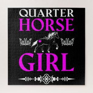 Quebra-cabeça Garota do Quarter Horse  
