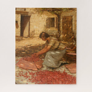 Quebra-cabeça Garota Fazendo Cerejas na Provença (França)