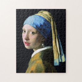 Quebra-cabeça Garota Jan Vermeer Com Arte Barroca De Pérola