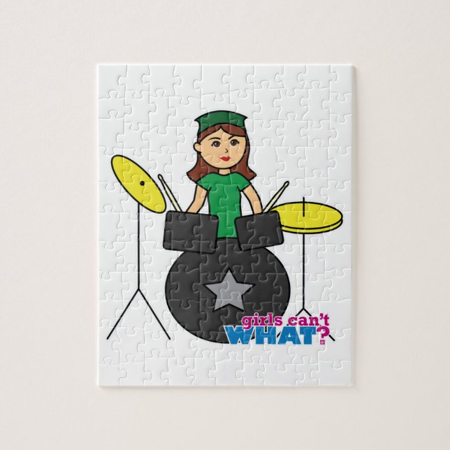 Quebra-cabeça  Garotas não sabem o quê? Design Personalizado do  (Vertical)