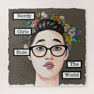 Quebra-cabeça Garotas Nerds Dominam o Mundo