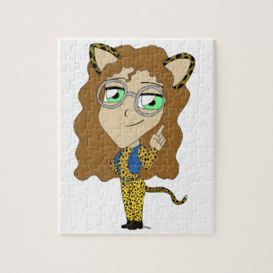 Quebra-cabeça garotinha chibi