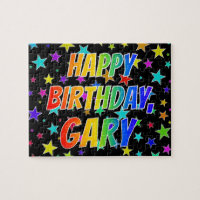 "GARY" Primeiro Nome, Diversão "FELIZ ANIVERSÁRIO"