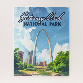Quebra-cabeça Gateway Arch National Park Rua do Missouri Louis R