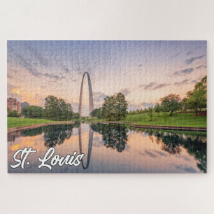 Quebra-cabeça Gateway Arch, Rua Louis, Missouri, EUA
