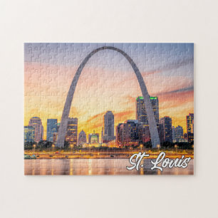 Quebra-cabeça Gateway Arch, Rua Louis, Missouri, EUA