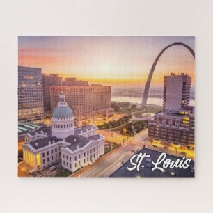Quebra-cabeça Gateway Arch, Rua Louis, Missouri, EUA