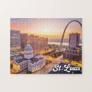 Quebra-cabeça Gateway Arch, Rua Louis, Missouri, EUA