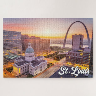 Quebra-cabeça Gateway Arch, Rua Louis, Missouri, EUA