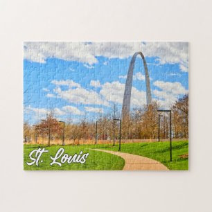 Quebra-cabeça Gateway Arch, Rua Louis, Missouri, EUA