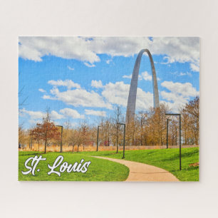Quebra-cabeça Gateway Arch, Rua Louis, Missouri, EUA