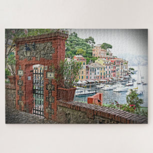 Quebra-cabeça Gateway to Portofino, Itália - 20x30 - 1014 pc