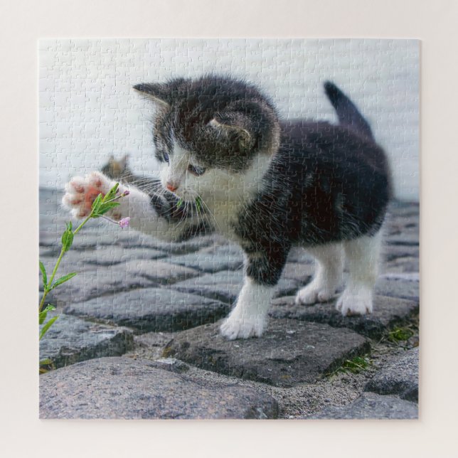 Quebra-cabeça Gatinho Brincalhão (Vertical)