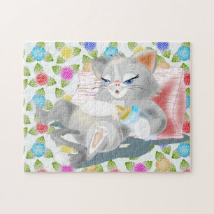 Quebra-cabeça Gatinho de Bebê