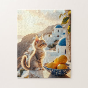 Quebra-cabeça gatinho na Itália