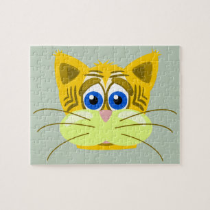 quebra-cabeça gatinho triste