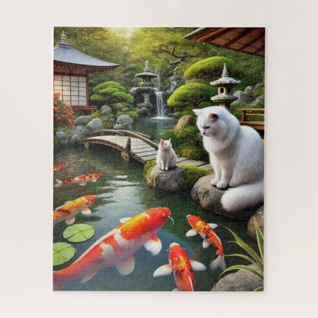 Quebra-cabeça Gatinho Zen 2 (Vertical)