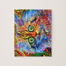 Gato Arco-Íris de olhos insetos