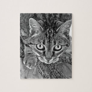 Quebra-cabeça Gato bonitinho na árvore
