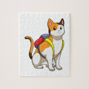 Quebra-cabeça Gato com Satchel
