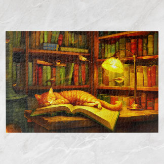 Quebra-cabeça Gato de Gato Gelado Gelado de Gatinho para Gato