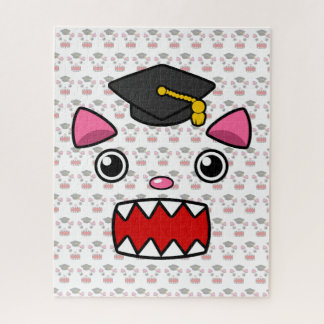 Quebra-cabeça Gato de Graduação Animado