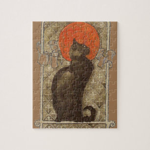 Quebra-cabeça Gato de Steinlein - Anúncio de Art Nouveau