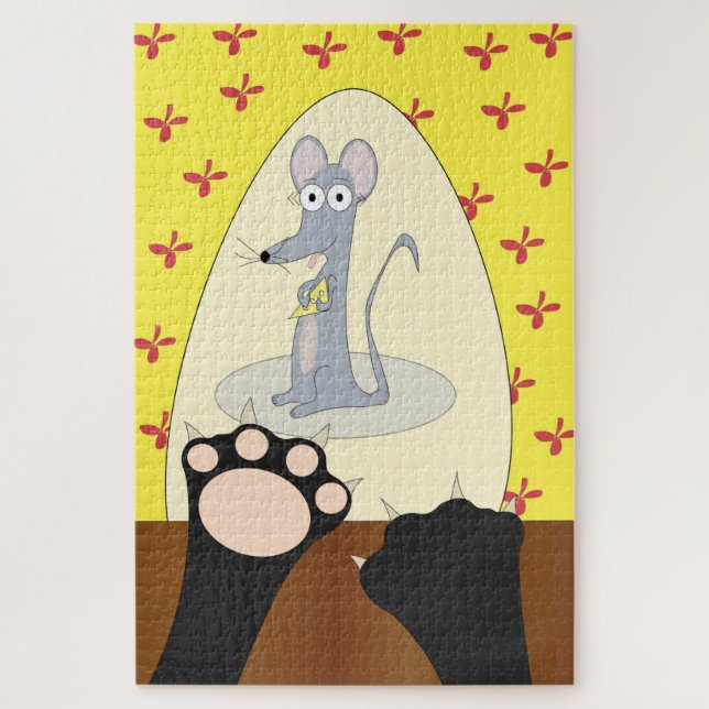 Quebra-cabeça Gato e Rato (Vertical)