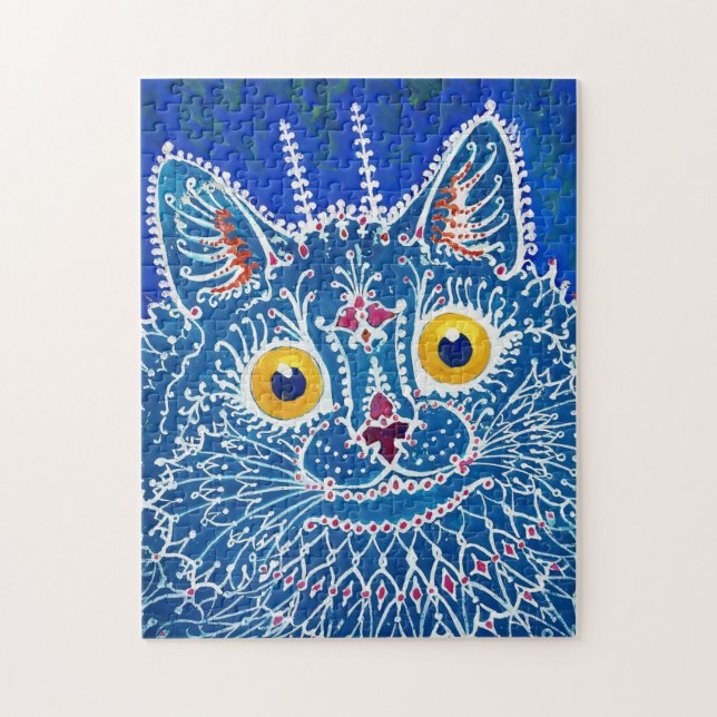 Quebra-cabeça Gato em estilo gótico, Louis Wain (Vertical)