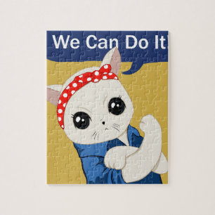 Quebra-cabeça Gato Feminista