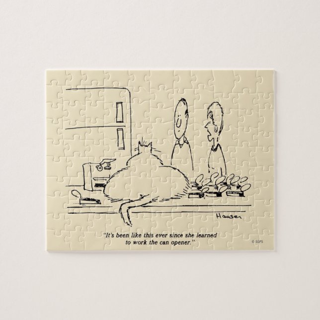 Quebra-cabeça Gato Gordo (Horizontal)