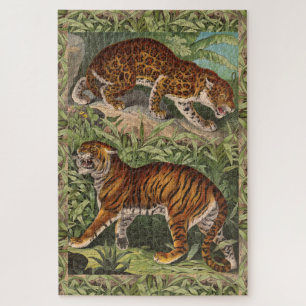 Quebra-cabeça Gato Grande (Tigre e Leopard)
