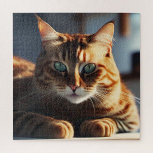 Quebra-cabeça Gato preguiçoso