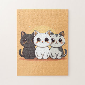 Quebra-cabeça gatos