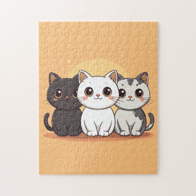 Quebra-cabeça gatos (Vertical)