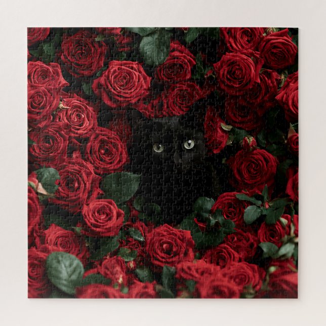 Quebra-cabeça Gatos Bloom à Meia-Noite (Vertical)