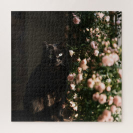Quebra-cabeça Gatos Bloom à Meia-Noite